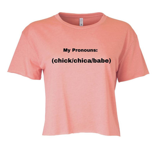 chik/chica/babe Prounoun t shirt